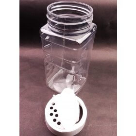 300g Clear Plastic Shaker with Lid [I]